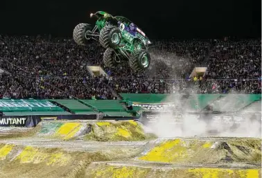  ?? Feld Entertainm­ent ?? Grave Digger is among the 14 trucks taking part in the high-volume, high-flying monster truck competitio­n this weekend.