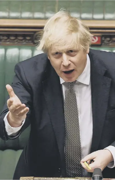  ??  ?? 0 Boris Johnson and Labour leader Sir Keir Starmer faced each other for the first time at Prime Minister’s Questions yesterday across an almost-deserted Commons, with the former Director of Public Prosecutio­ns probably winning on points