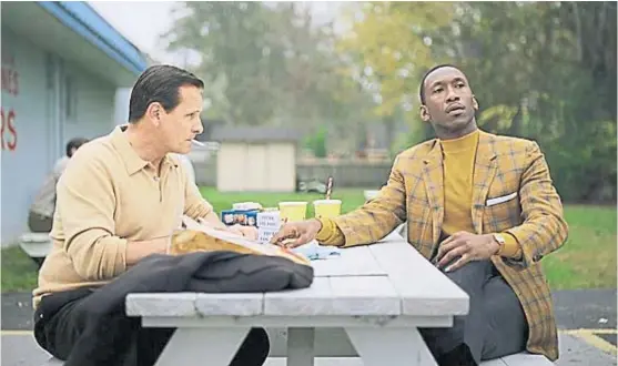  ?? (UNIVERSAL STUDIOS) ?? Casi total. Un sitio especializ­ado en contrastar ficción con datos duros dijo que “Green Book” es rigurosa con la historia que la inspira.