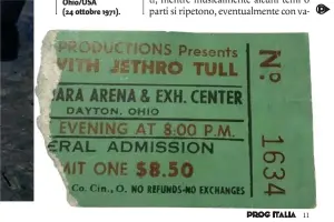  ?? ?? Hara Arena, Dayton, Ohio/USA
(24 ottobre 1971).