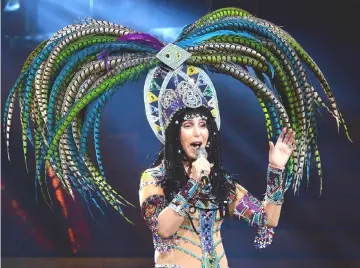  ??  ?? Cher performs at the MGM Grand Garden Arena during her Dressed to Kill tour in Las Vegas, on May 25, 2014. — AFP file photo