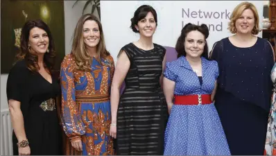  ??  ?? The Wicklow committee: Nicola Donegan, Yvonne Hyland, Emma McKernan, Audrey Dalton, National President Presidnet Louisa Meehan and Anne Gregory.