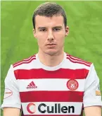  ??  ?? Accies’ Ronan Hughes