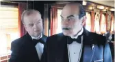  ??  ?? Portrayals: David Suchet as Poirot, and (top) Kenneth Branagh in 2017’s Murder On The Orient Express