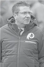  ??  ?? Daniel Snyder is the owner of the NFL’s Washington franchise.
KIRBY LEE/ USA TODAY SPORTS