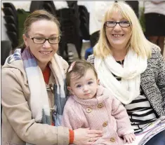  ??  ?? Cover stars Evie Costello with her mum Gemma O’Toole and Mary O’Toole.