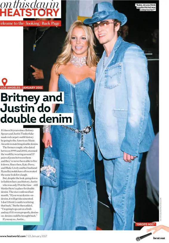 Britney and Justin do double denim - PressReader