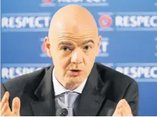  ?? FILE ?? FIFA President Gianni Infantino