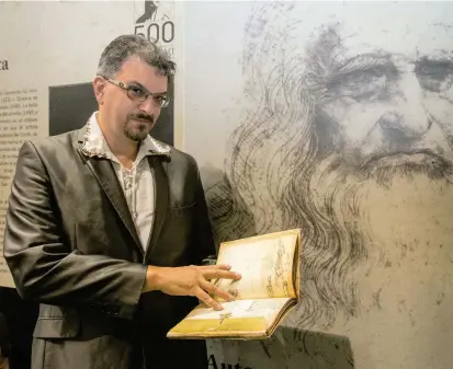  ??  ?? Mario Taddei ha dirigido numerosos proyectos sobre instalacio­nes didácticas para museos. Ha estudiado la obra del polímata da Vinci durante más de tres décadas.