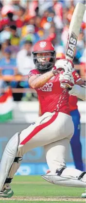  ?? PTI ?? For the second match in a row, Hashim Amla led KXIP’s charge.