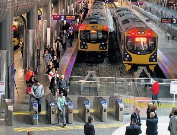  ??  ?? Auckland Transport says it will issue notices of requiremen­t to owners of property on the City Rail Link route who refuse to negotiate.