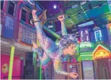  ?? EDDIE MOORE/JOURNAL ?? Emily Markwiese rehearses in preparatio­n for a Halloween performanc­e in 2016 at Meow Wolf‘s House of Eternal Return in Santa Fe. The facility reached 1 million visitors in July.