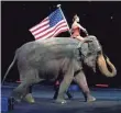  ?? ANDREW CABALLERO-REYNOLDS, AFP/GETTY IMAGES ?? A Ringling Bros. and Barnum & Bailey Circus show in March 2015 in Washington, D.C. Last May, elephants were removed from performanc­es.