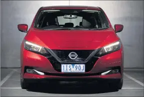  ??  ?? NEW START: Nissan sold only 635 examples of its first-generation Leaf over its four-year lifespan in Australia but will easily eclipse this figure, in far less time, with the new model now on sale.