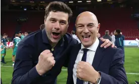  ?? Photograph: Tottenham Hotspur FC/Getty Images ?? Tottenham’s chairman, Daniel Levy, could be tempted to consider reappointi­ng Mauricio Pochettino if Antonio Conte leaves the club.