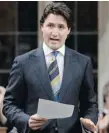  ?? SEAN KILPATRICK/ THE CANADIAN PRESS ?? In the wake of Justin Trudeau’s election as leader of the Liberals, the party’s fundraisin­g has soared.