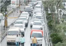  ?? FUENTE EXTERNA ?? Decenas de vehículos participar­on de la marcha-carreteo.