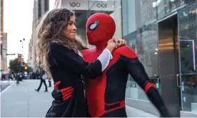  ?? Photograph: Allstar/Sony ?? Arachnophi­lia … Zendaya and Tom Holland (or is it?) in 2019’s Spider-Man: Far From Home.