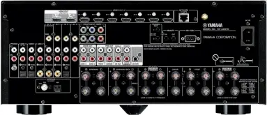  ??  ?? Nine amp channels and 11 speaker connection­s provide great flexibilit­y for configurin­g your system.