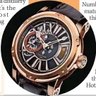  ?? ?? 50 Number of swiss watches made containing drops of the Old Vatted Glenlivet 1862, one of the world’s rarest whiskies.