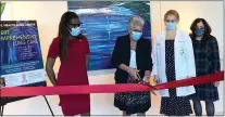  ?? SUBMITTED PHOTO ?? Africa Wallace, MD (left) and Diana Kolman, MD (second from right) are joined by administra­tion and staff at a ribboncutt­ing ceremony for the opening of the region’s first Lung Center located at Capital Health Medical Center — Hopewell.