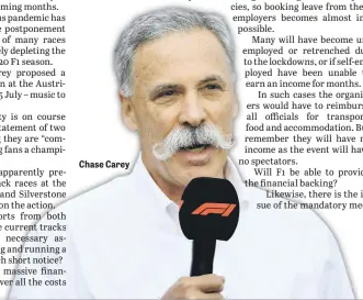  ??  ?? Chase Carey