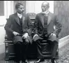  ?? | Gandhi-Luthuli Documentat­ion Centre, UKZN Special Collection­s ?? A YOUNGER Gandhi seated with HO Ally, probably in London.