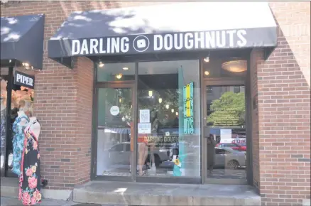  ?? LAUREN HALLIGAN — MEDIANEWS GROUP ?? Darling Doughnuts is located at 441 Broadway in downtown Saratoga Springs.