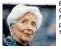  ??  ?? ECB president Christine Lagarde faces pressure to prevent the eurozone sliding into deflation