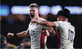  ?? Photograph: Laurence Griffiths/Getty Images ?? Freddie Steward and Marcus Smith have been shooting stars for England during the team’s impressive performanc­es this month.
