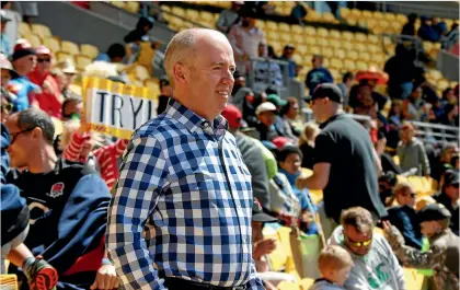  ?? PHOTO MONIQUE FORD / FAIRFAX NZ ?? Westpac Stadium chief executive Shane Harmon says the Wellington Sevens went well from an operationa­l perspectiv­e, but poor crowd numbers were a worry for organisers.