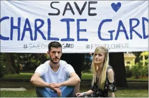  ??  ?? Charlie Gard’s parents Chris Gard and Connie Yates.