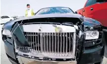  ??  ?? Rolls-royce. Inglês de luxo também chegou ao fim da linha