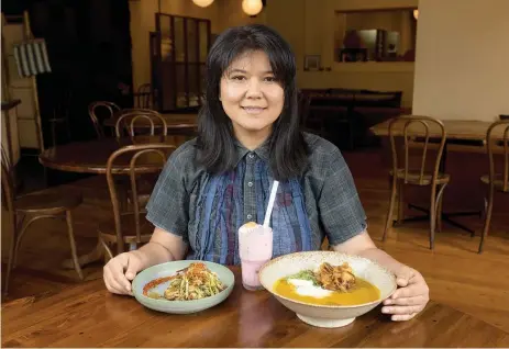  ?? PHOTO / MARTY MELVILLE ?? Marlar Boon owner,of Mabel s Burmese restaurant in Wellington.