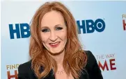  ?? AP ?? Harry Potter author J K Rowling is facing scrutiny after a series of her recent tweets were deemed transphobi­c.