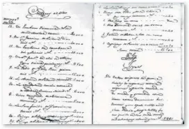  ?? ?? Inventario de las obras de Evaristo Pérez de Castro, en una imagen del Archivo Histórico de Protocolos de Madrid.