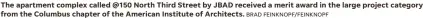  ?? BRAD FEINKNOPF/FEINKNOPF ?? The apartment complex called @150 North Third Street by JBAD received a merit award in the large project category from the Columbus chapter of the American Institute of Architects.