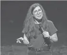  ?? PROVIDED BY MINDY TUCKER ?? Comedian Alison Lieby stars in her one-woman show, “Oh God, A Show About Abortion,” which is to return in the fall.