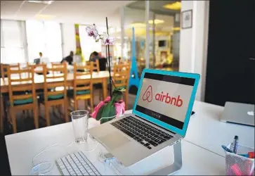  ?? Martin Bureau AFP/ Getty I mages ?? AIRBNB uses high- risk detection systems to f lag potentiall­y problemati­c reservatio­ns, such as large groups.