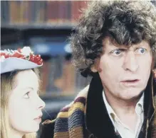  ??  ?? Lalla Ward and Tom Baker as Romana and the Doctor in Shada.