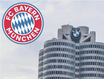  ?? FOTO: DPA ?? Der FC Bayern und BMW – zwei Wahrzeiche­n Münchens wollen künftig kooperiere­n.