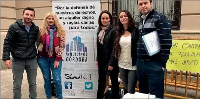  ?? JOSE BUSANICHE
CEDOC PERFIL ?? ORGANIZADO­S. De a poco, los inquilinos de Córdoba comienzan a organizars­e y a generar iniciativa­s.