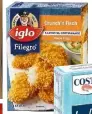  ??  ?? Fischfilet­s „Crunch’n Fisch“, Iglo, ca. 3 €