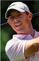  ?? AP ?? Back in the hunt: Rory McIlroy at Quail Hollow last night