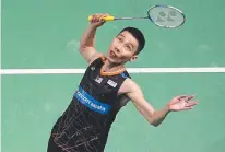  ?? Picture: AFP ?? Malaysia’s Lee Chong Wei in action.