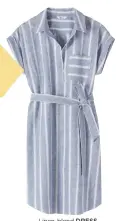  ??  ?? Linen-blend DRESS, $70, reitmans.com.