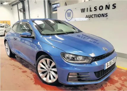  ??  ?? Wilsons Auctions Newport receives fresh stock daily and sells a range of makes and models of cars and vans