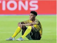  ?? Picture: GIUSEPPE CACACE/AFP ?? HUGE DISAPPOINT­MENT: Bongani Zungu’s Lique1 side Amiens got relegated when the French football chiefs decided to end the league due to Covid-19