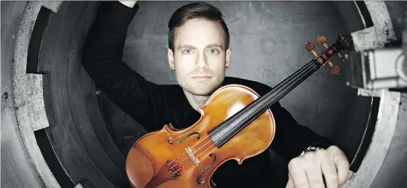  ??  ?? Montreal-based violinist Mark Djokic will perform at the 2018 Music and Beyond festival. Djokic was last year’s winner of Canada’s biggest price for classical music.