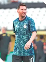  ?? FOTO: CORTESÍA @ARGENTINA ?? Lionel Messi tendrá, en el papel, un duelo sencillo con Argentina ante Bolivia.
